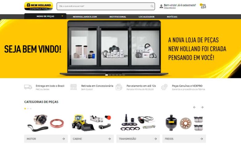Loja online New Holland Construction