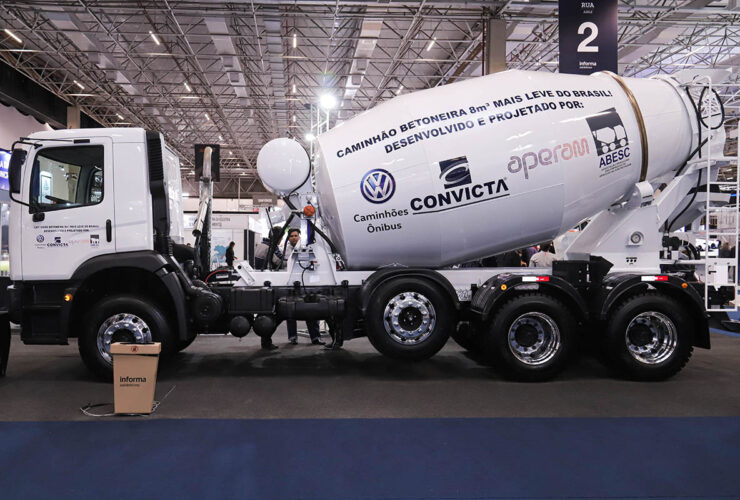 Betoneira em aço inox