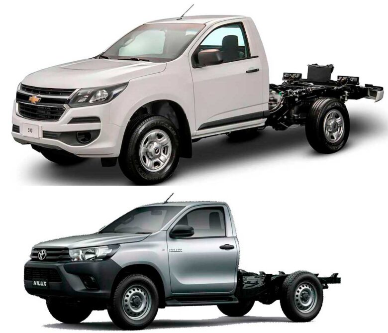 S10 Chassi e Hilux Chassi Cabine