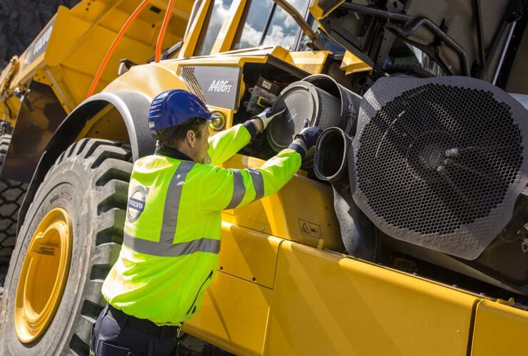 Instalação Peças Volvo CE