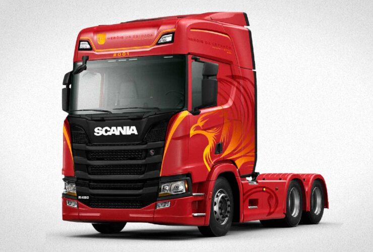 Scania R450 6x2 Heróis da Estrada