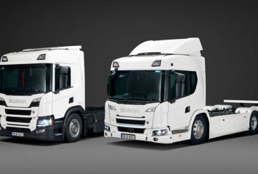 Caminhões elétricos e híbridos Scania