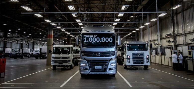 VW Meteor um milhão de caminhões produzidos