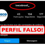 Perfil falso IVECO Instagram