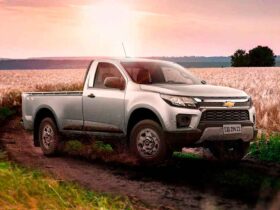 Picape média Chevrolet S10 cabine simples 2022