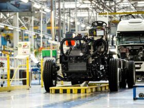 Linha de montagem IVECO em Sete Lagoas