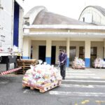 Doação de alimentos Mercedes-Benz pandemia