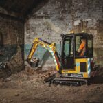 Miniescavadeira elétrica JCB