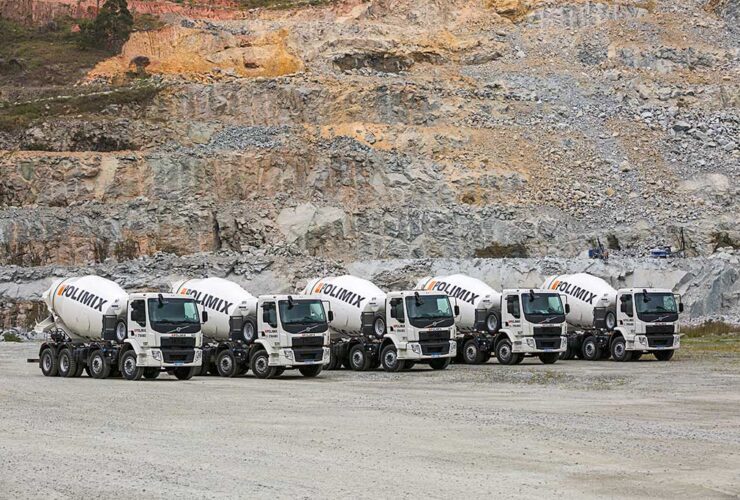 Polimix Concreto comprar 150 caminhões Volvo VM Light Mixer