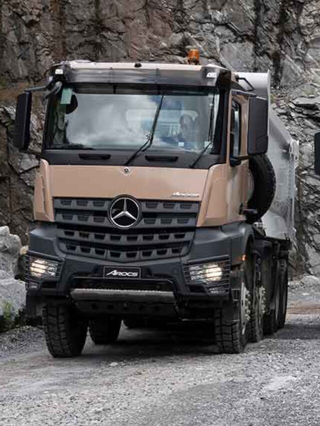 Mercedes-Benz Arocs 8×4 é o caminhão para o trabalho pesado