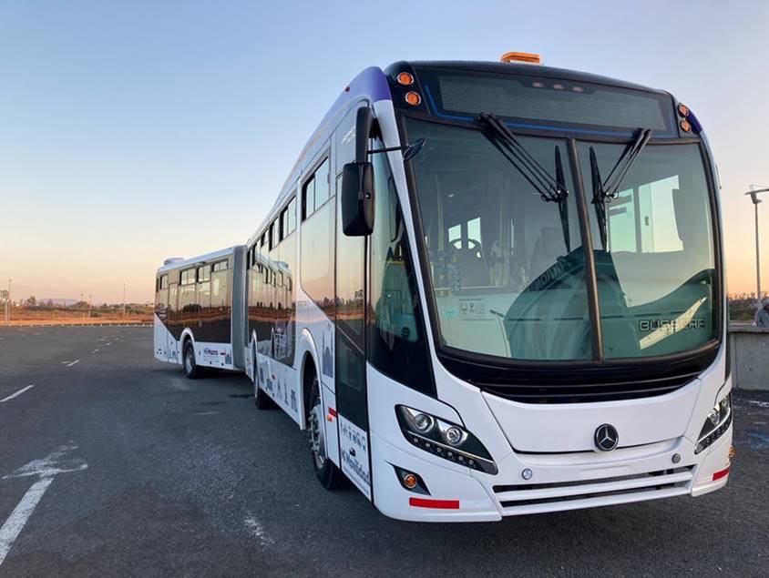 BRT México terá ônibus articulados da Mercedes-Benz