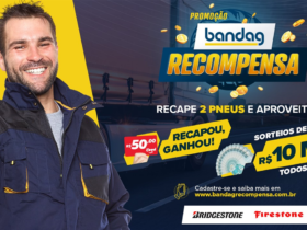 Promoção Bandag Recompensa fará sorteios de R$ 10 mil mensais