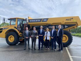 Volvo CE A30G é a primeira máquina a ser construída com aço livre de fosséis