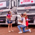 pedido de casamento Marvel