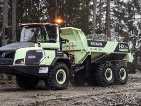 Volvo CE HX04 é caminhão articulado movido a hidrogênio
