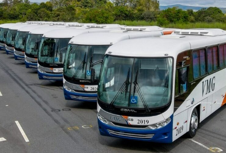 Frota de ônibus IVECO BUS da Viação Minas Gerais