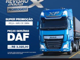 PACCAR Parts apresenta promoção de revisão para o Novo DAF XF Blue