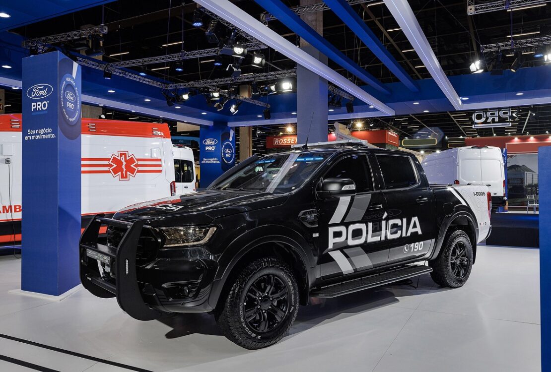 Ford Ranger preparada para atuar nas forças policiais