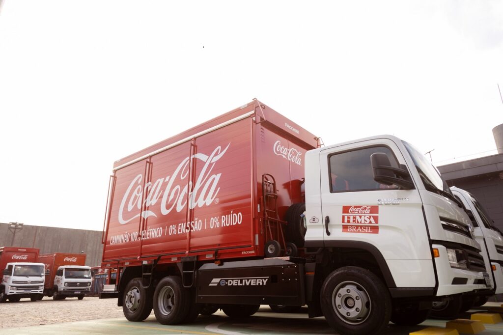 VW e-Delivery atua na entrega de produtos da Coca-Cola FEMSA Brasil em São Paulo