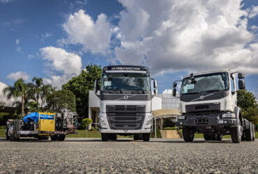 A Volvo já começou a produzir em sua fábrica de Curitiba, Paraná, seus caminhões e ônibus com motores Euro 6.