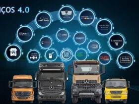 Caminhões Mercedes-Benz saem de fábrica com tag do Sem Parar Empresas