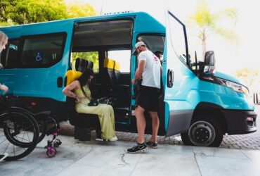 Área com acessibilidade foi montada em frente ao palco do Sargento Pimenta. Espaço criado pelo O Boticário acomodou mais de 40 pessoas