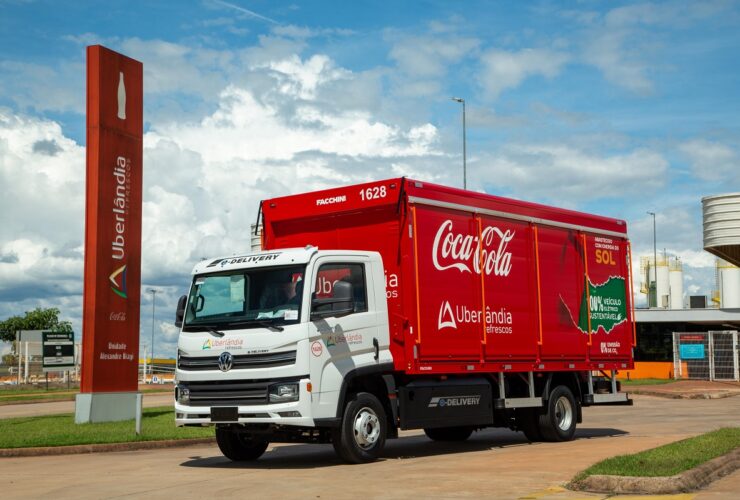 Caminhões VW reforçam frota da Uberlândia Refrescos