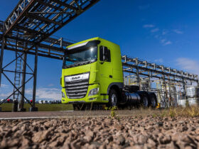 Caminhões DAF XF e CF recebem a cor Apple Green