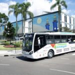 Ônibus Scania movido a GNV inicia demonstração em Curitiba