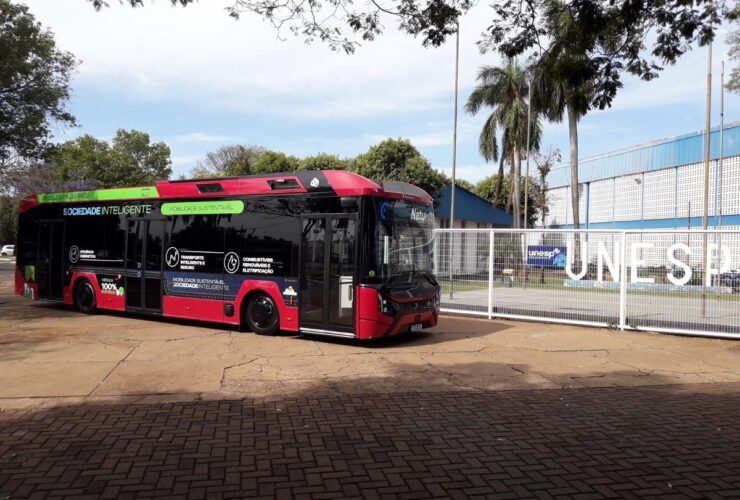 Ônibus elétrico da Scania é avaliado na UNESP