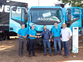 IVECO celebra venda de 22 caminhões Tector para frota da Addiante