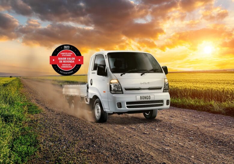 Pelo 3º ano consecutivo, Kia Bongo é o utilitário de carga mais valorizado