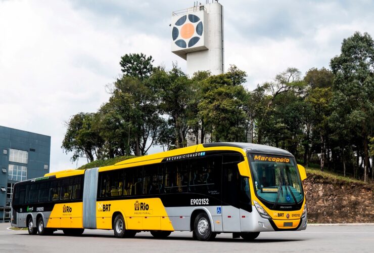 Marcopolo vende 287 ônibus para o Sistema BRT do Rio de Janeiro