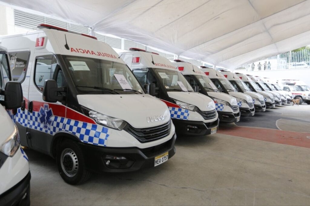 Governo do Equador compra 250 IVECO Daily para serem ambulâncias