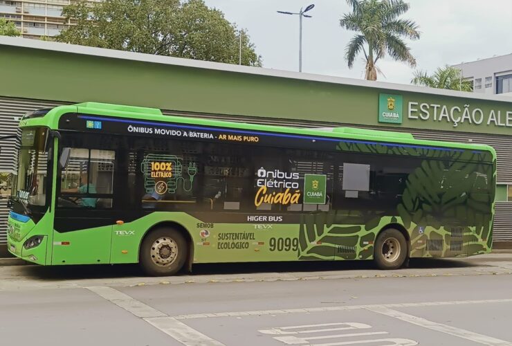 Ônibus elétrico Higer Azure A12BR será avaliado em Cuiabá