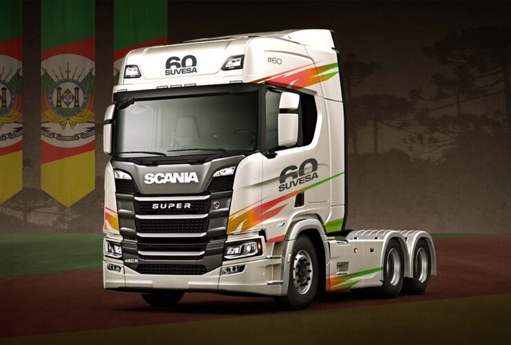 Concessionária Scania Suvesa celebra 60 anos com série especial