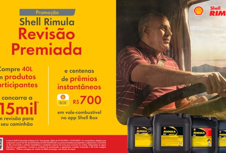 Promoção de Shell Rimula sorteará mais de R＄ 200 mil em prêmios