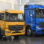 linha Mercedes-Benz de caminhões 2024