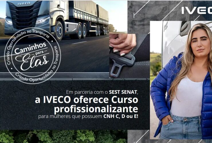 IVECO e SEST SENAT vão formar caminhoneiras