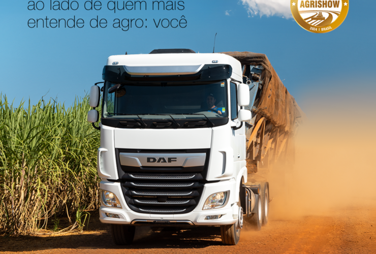 Durante cinco dias, a empresa vai expor na maior feira agropecuária do Brasil seus principais caminhões XF e CF direcionados ao setor agrícola