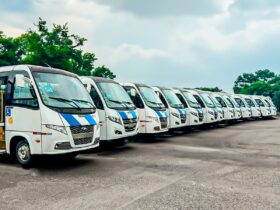 A JCA Consultoria e Gestão Empresarial em Transportes Ltda., de Guarulhos, fez a aquisição de 68 micro-ônibus Volare dos modelos Fly 9 e Attack 9