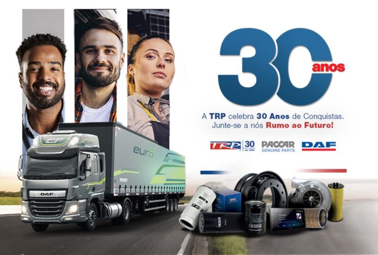 TRP celebra 30 anos de atuação no mercado de peças para caminhões
