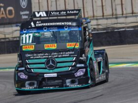 Caminhão Mercedes-Benz Actros também é reconhecido pela robustez e confiabilidade nas pistas de corrida