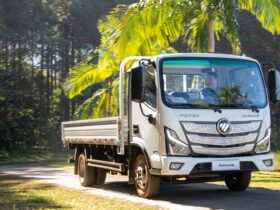 Foton Aumark S 315 MT de frente na cor branca