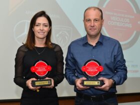 Aline Rovath, gerente de Marketing de Produto da Iveco, e Fábio Silva, Head de Vendas Vans da Mercedes-Benz, conquistam o Selo Maior Valor de Revenda – Veículos Comerciais 2024