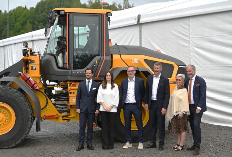 Volvo CE inaugura novas instalações para produção de carregadeiras elétricas na Suécia