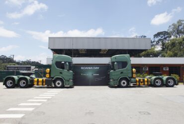 Caminhões Scania movidos a GNV são vendidos nas potência de 280, 340, 420 e 460 cavalos