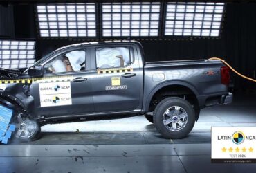 Ford Ranger recebe cinco estrelas em teste do Latin NCAP
