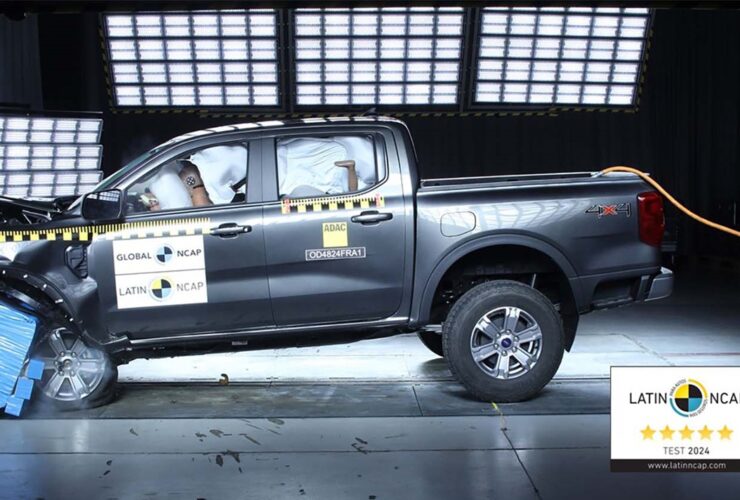 Ford Ranger recebe cinco estrelas em teste do Latin NCAP