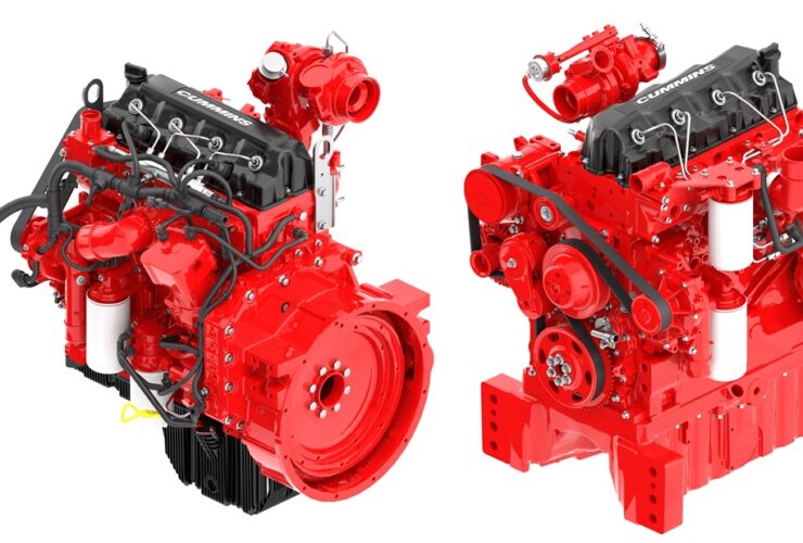 Plataforma do motor 4 cilindros da Cummins está disponível nas versões eletrônico e mecânica e pode receber o cárter estrutural, desenvolvido exclusivamente para tratores